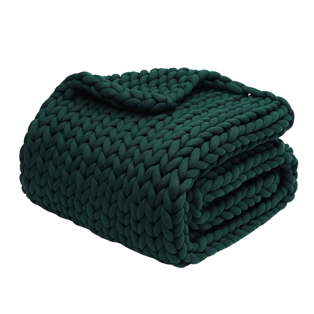 Thick Braided Knit Blanket