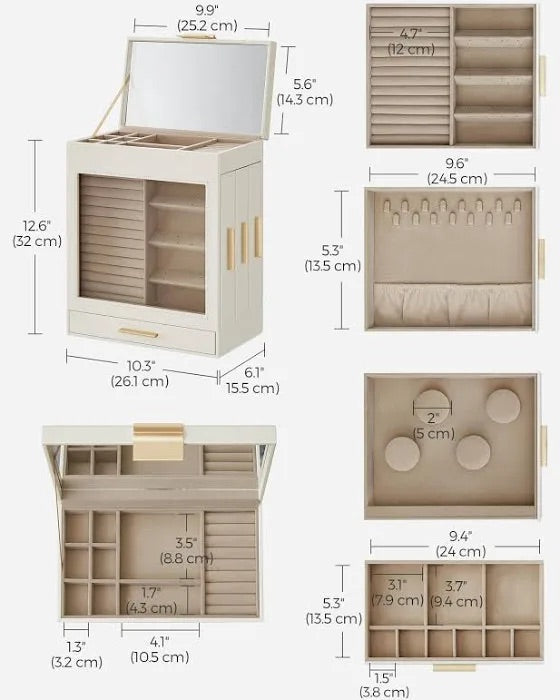 Stella Multipurpose Jewelry Box