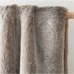 Faux Fur Chinchilla Throw