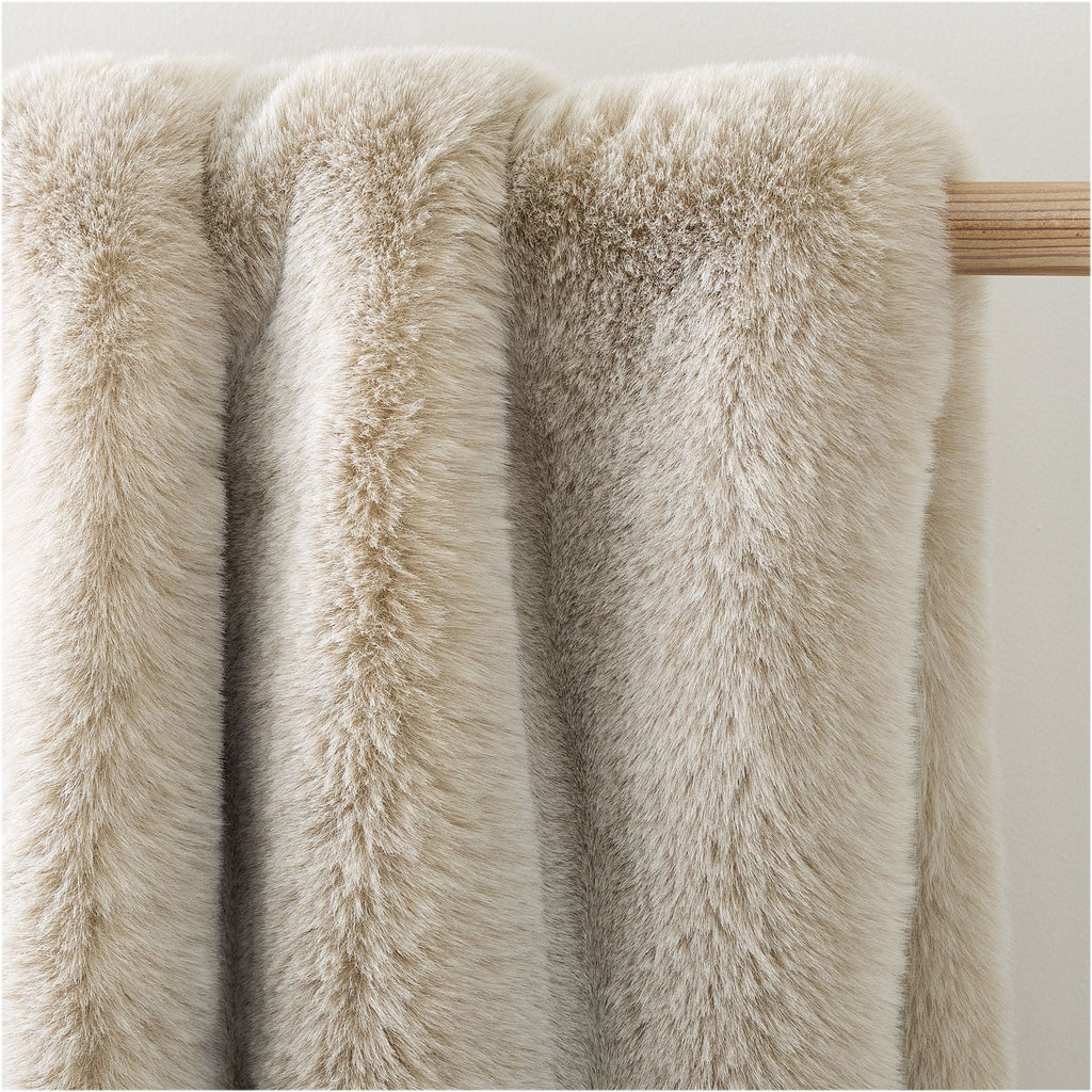 Faux Fur Chinchilla Throw