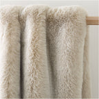 Faux Fur Chinchilla Throw