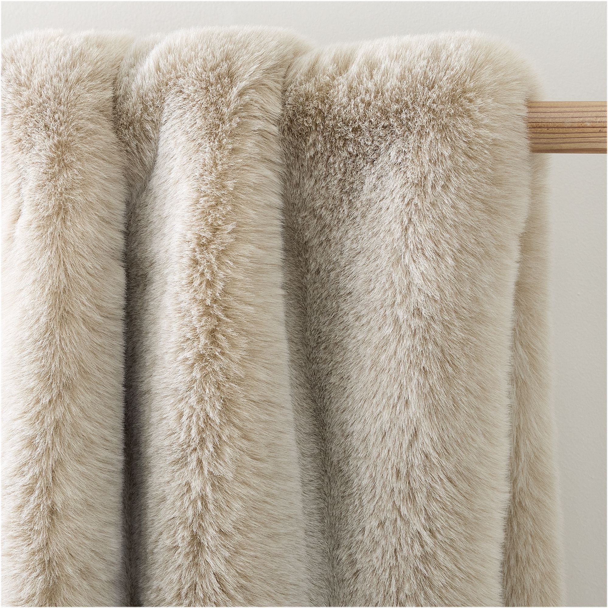 Faux Fur Chinchilla Throw