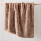 Faux Fur Chinchilla Throw