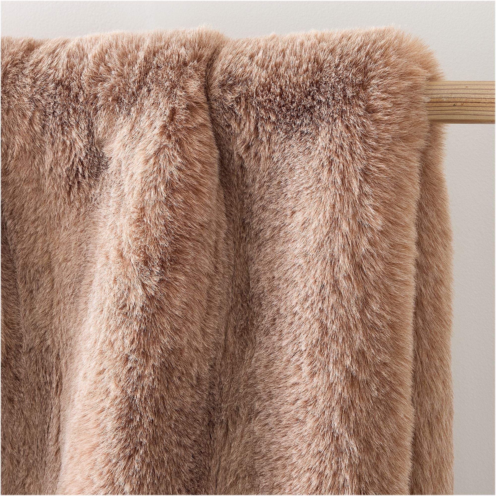Faux Fur Chinchilla Throw