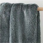 Faux Fur Chinchilla Throw