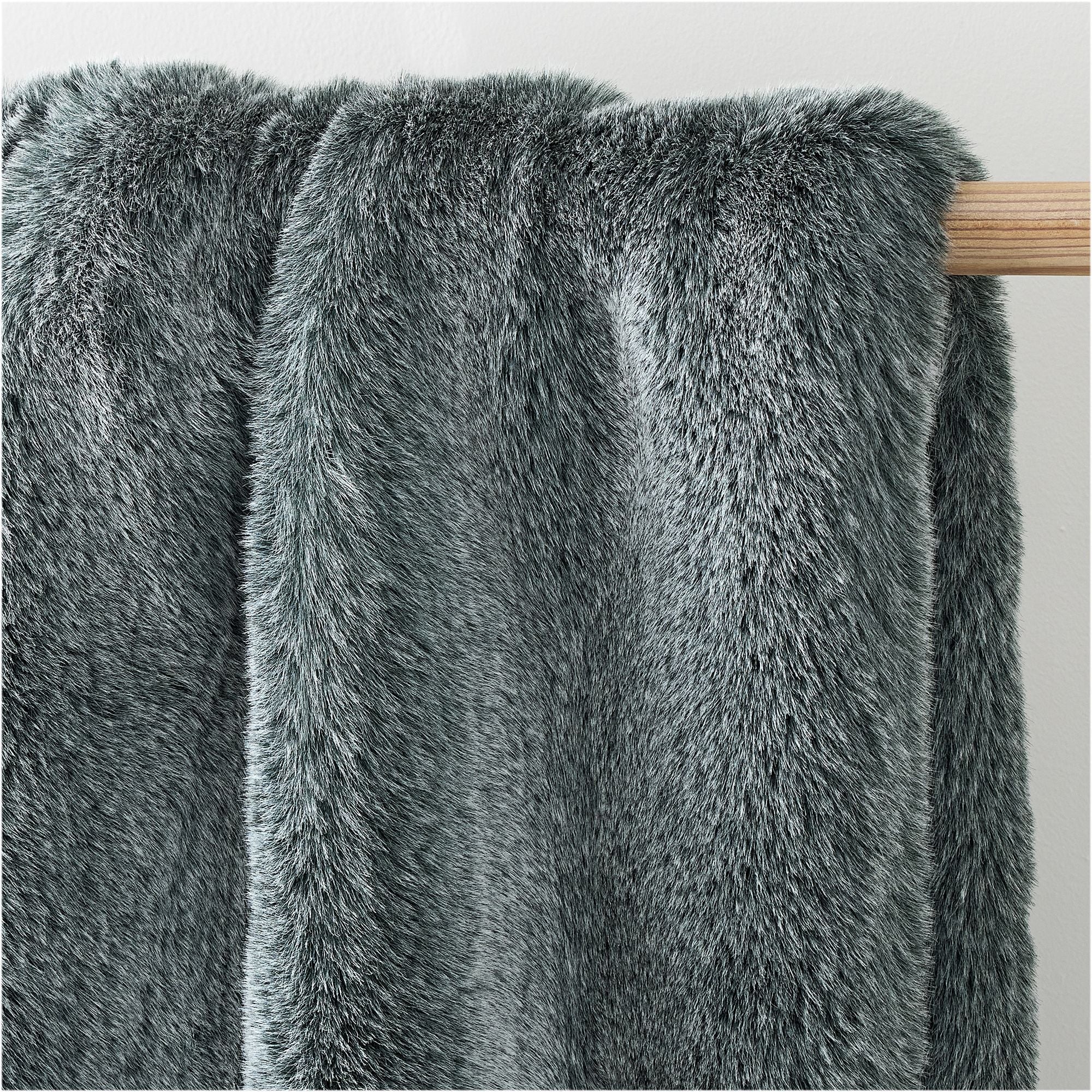 Faux Fur Chinchilla Throw