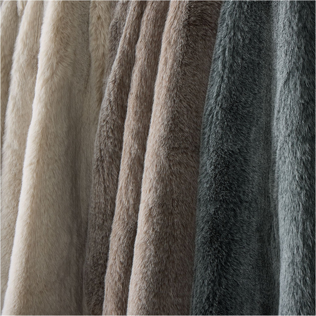Faux Fur Chinchilla Throw