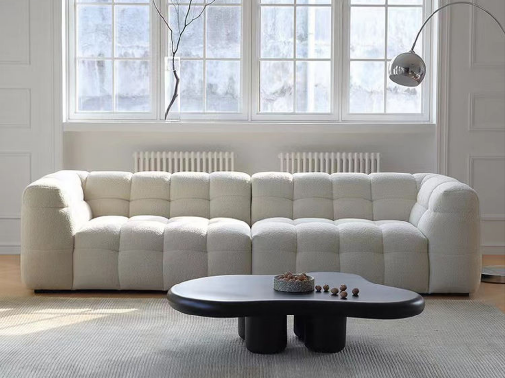 The Lumière Bouclé Sofa