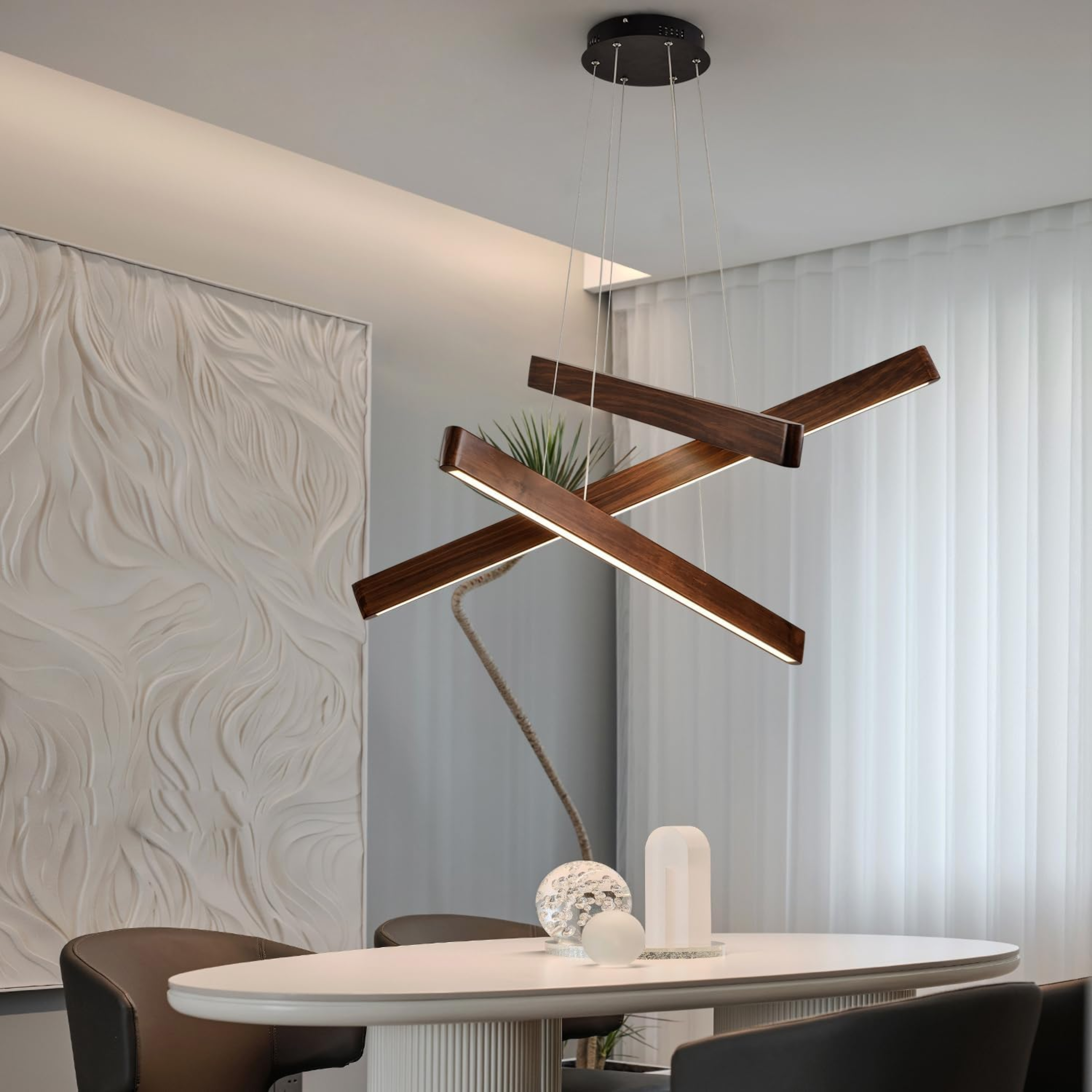 The Meridian Beam Chandelier