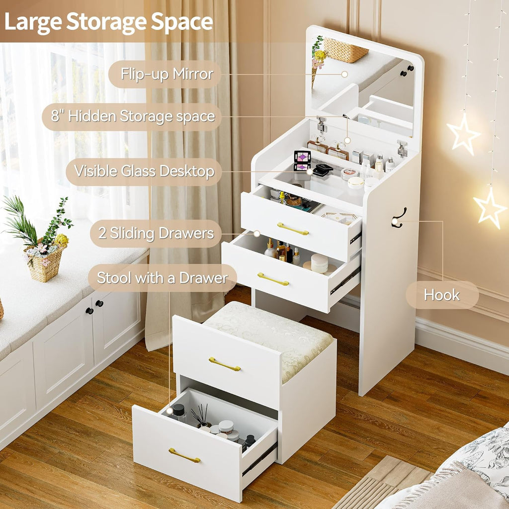 Vanity Drawer 3-in-1