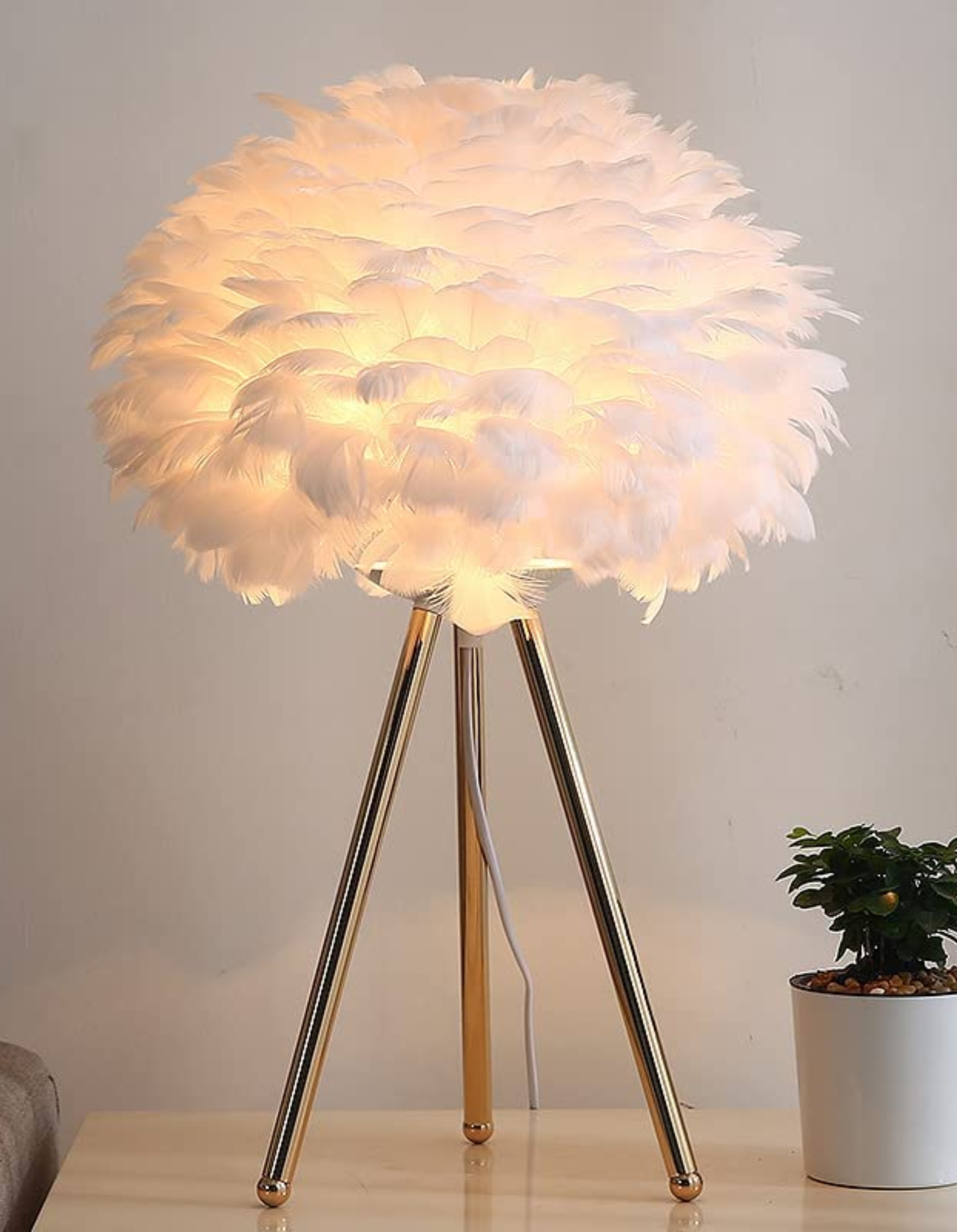 Dreamy Feather Lamp
