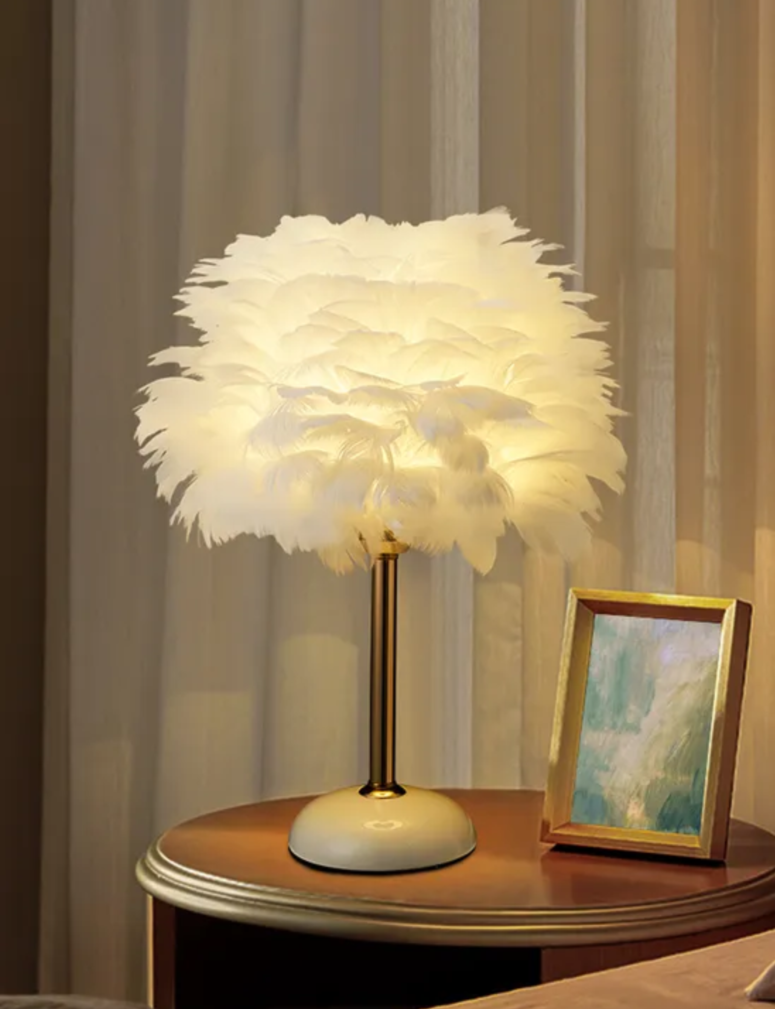 Dreamy Feather Lamp